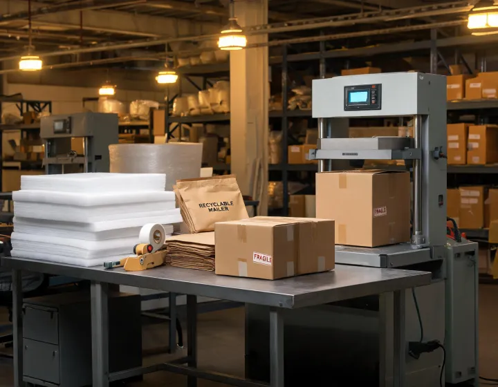 Sealed Air packaging materials in a production cell