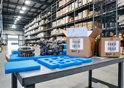 Industrial replacement parts packaging